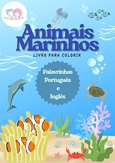 Livro ANIMAIS MARINHOS : LIVRO PARA COLORIR