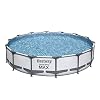 Bestway 56597E Steel Pro MAX Ground Frame Pools, 14-Feet x 33-Inch, Gray