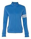 adidas Womens climalite 3-Stripes Pullover A191 -OASIS/ WHITE M