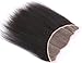 Persephone Kinky Straight Headband Wigs for Black Women Italian Yaki Human Hair Wigs Glueless None Lace Front Machine Made Wigs 150% Density Natural Color (19 Inch)