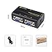 Sea Wit VGA Splitter, 2-Port VGA Monitor Splitter for Screen Duplication Supports 1920x1440 Resolution 250MHz Bandwidth -1 in 2 Out