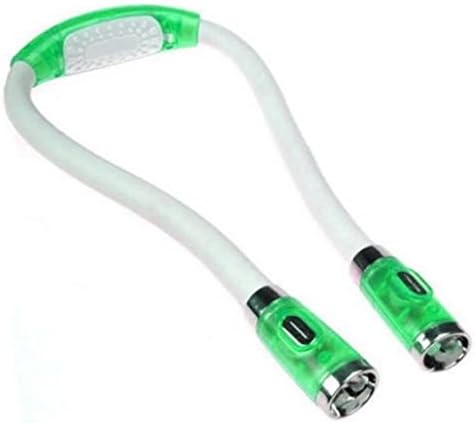LED Hands-free Flexible Neck Reading Book Light (Hug reading light-Green)
