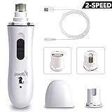 Pecute Dog Nail Grinder Rechargeable Electric Pet Nail Trimmer for Paw Grooming Gentle and Painless Paw Trimmer Clipper Nail Clipper for Small and Medium Dogs