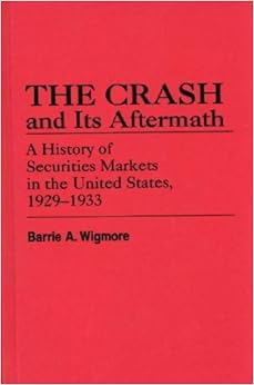 The Crash And Its Aftermath A History Of Securities