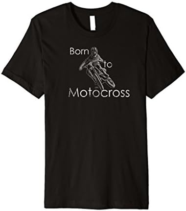 Dirt Bike Motocross T-Shirt Vintage Born to Motocross