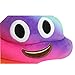 JUNKE Rainbow Amusing Emoji Emoticon Cushion Shape Pillow Doll Gift, Poop Face (20cm)
