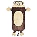 Catalonia Monkey Blanket for Kids, Hooded Wearable Snuggle Tail Blanket, Super Soft Plush Sleeping Bags for Children Teens Boys Girls, All Seasons, Gift Idea