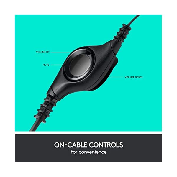 Logitech-H390-Wired-Headset-Stereo-Headphones-with-Noise-Cancelling-Microphone-USB-In-Line-Controls-PCMacLaptop-Black Logitech H390 Wired Headset for PC/Laptop, Stereo Headphones with Noise Cancelling Microphone, USB-A, In-Line Controls…