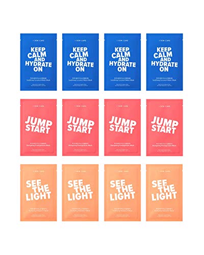 I DEW CARE BACK TO BASICS SHEET MASKS BUNDLE - Pack of 12 Sheet Masks, Korean Skin Care Face Masks To Reduce Pores, Moisturize and Brighten Skin - Thumbnail 5