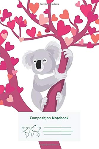 Composition Notebook: Love Koala In Tree Primary Composition Notebook Story Journal