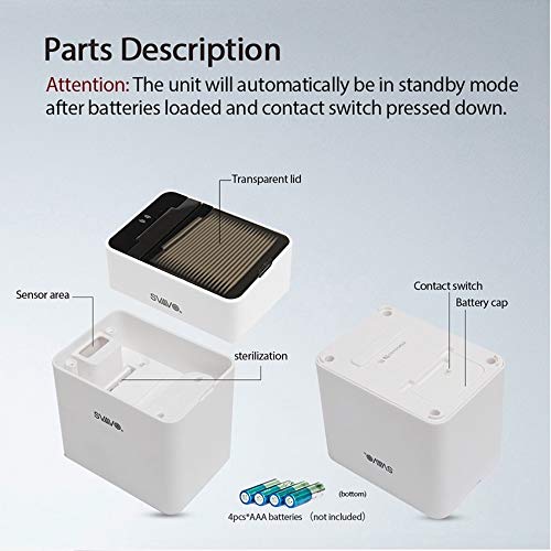 Automatic Toothpick Dispenser Infrared Sensor Toothpick Holder Table Toothpick Box (Dispenser + Toothpick)