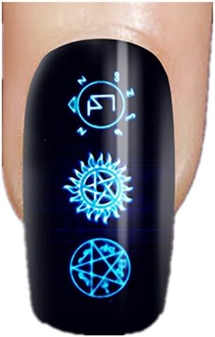 20 PCS Designed Art Supernatural Plastic Nails Stickers for Girl 20 PCS