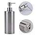 Kapmore Soap Dispenser, 304 Stainless Steel Liquid Soap Dispenser Cylindrical Soap Dispenser for Kitchen Bathroom
