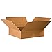 BOXES FAST 22x22x6 Flat Corrugated Boxes, Flat, 22L x 22W x 6H, Pack of 15 | Shipping, Packaging, Moving, Storage Box for Home or Business, Strong Wholesale Bulk Boxes