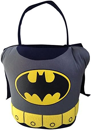 16 Inch Batman Jumbo Plush Basket with Cape