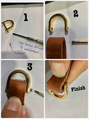 5 CRAFTMEmore+D+Rings+Shackle+Horseshoe+Replacement