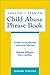 English/Spanish Child Abuse Phrase Book: Family-Social Worker Interview Manual/Manual Bilingüe Para Familias