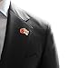 Poppy & Union Flag Enamel Lapel Pin Badge 1