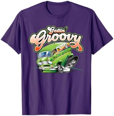 Amazon.com: Getting Groovy 70s Hot Rod Custom Van Cartoon