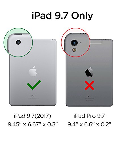 Spigen Tough Armor Compatible con Apple iPad 9.7 (2017) Funda - Negro - Imagen 3