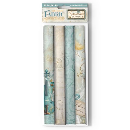 Stamperia SBPLT41 Sheets Fabric, Multicoloured, 30 x 30 x 0.2 cm