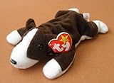 TY Beanie Babies Bruno the Pit Bull Dog Plush Toy Stuffed Animal by Unknown