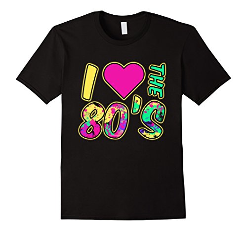 I Love the 80's Paint Splatter 1980's Costume T-Shirt