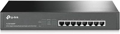 TP-Link TL-SG1008MP 8-Port Gigabit PoE Switch 153W, 30W per port