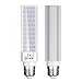 LED Grow Light Bulbs 2 Pack, KINGBO 15000Lux Full Spectrum Grow Lamp for Indoor Garden Plants Seedling Growing, Not Compatible with 5V/12V USB Base with Timer