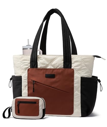 LOVEVOOK Women's Large Tote Bag Women's Laptop Work Tote Bag Shopper for College Travel Office Work School