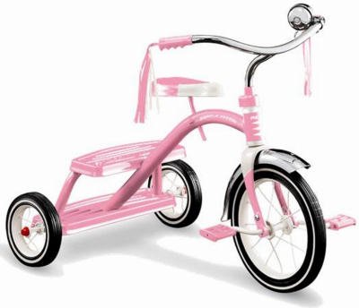 Radio Flyer 33P 12-In. Dual Deck Tricylce