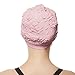 Beemo Women’s Latex Swim Cap – Rubber Bathing Hat - Pastel Pink