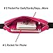uFashion3C Running Belt Waist Pack for Phone, fits iPhone Xs Max XS X 8 7 6S 6 Plus, Galaxy S9 S8 Plus,S7 Edge, Note 9, 8, 5 - Water Resistant Reflective Fitness Workout Fanny Pack for Men and Women