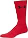 Under Armour Adult Elevated Performance Crew Socks, 3-Pairs, Rocket Red Assortment, Medium