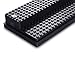 Acrylic Display Case/Box 2 Steps Perspex Dust Proof Show for Toys,Collector Stackable Clear Storage Display Case,Size 8.0 X 4.2 X 4.0 inchs (Black)