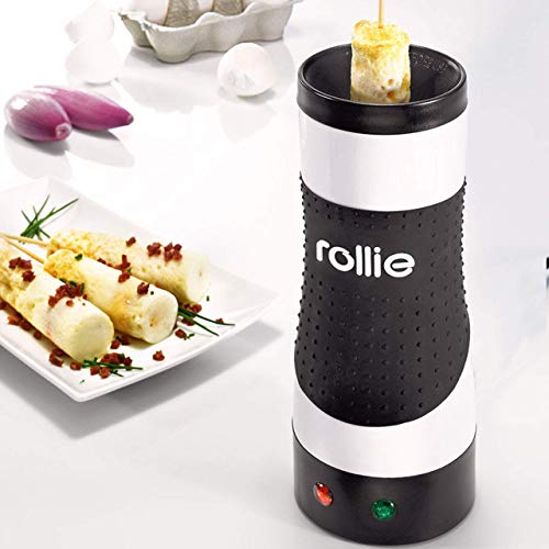 Rollie Hands-Free Automatic Electric Vertical Nonstick Easy Quick Egg Cooker (Renewed)