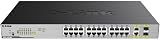 D-Link DGS-1026MP 26-Port Gigabit PoE Switch 370W 24 PoE Ports 2 Uplinks view 2