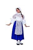 RG Costumes Colonial Beauty Costume, Blue/White/Yellow, Medium