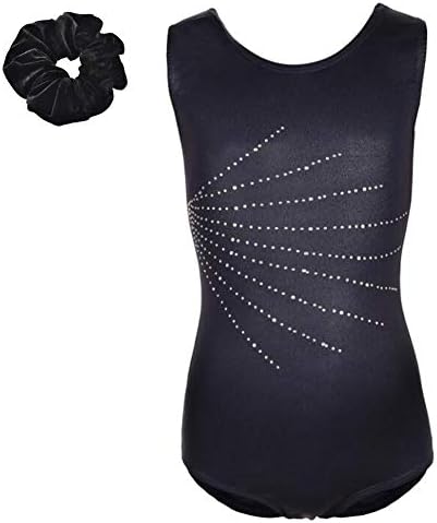 Tigerhu Leotards for Girls Gymnastics Athletic Sparkly Dancewear Activewear