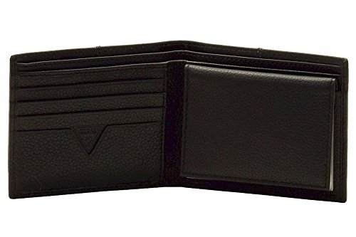 Guess Men's Monterrey Passcase Wallet, Black, One Size