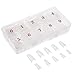 AORAEM 500pcs Lady French Acrylic Style Artificial False Nails Half Tips & Box (Clear) primary