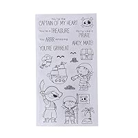 Ronri Clear Silicone Rubber Seal Stamp for DIY Album Scrapbooking Photo Card Decor