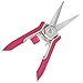 FLORA GUARD 6.5 Inch Micro-Tip Pruning Snip Gardening Hand Pruning Shears Trimming Scissors with Stainless Steel(Red)thumb 1