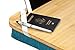 Lap Desk by Hultzzzy – 100% Thick Natural Bamboo Surface – Holds up to 18″ Laptops – 15″ Tablets – Pen & Phone Holder – Mouse Accessible – Premium Quality – Modern Designthumb 4