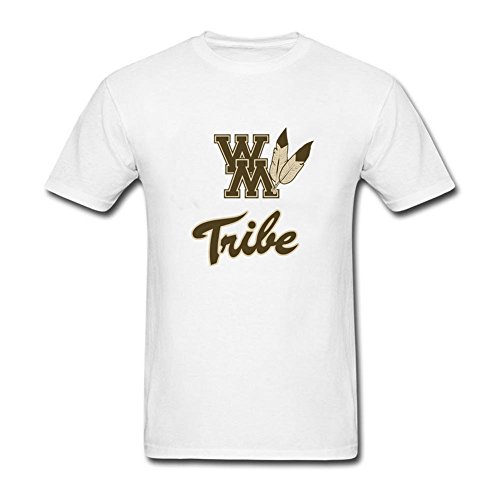 Making Men's school logo williamandmary 100% Cotton Short Sleeve T Shirt Garment
