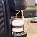 ODA KITCHEN 1128B Single Serve Coffee Maker Programmable with 50 oz Large Removable Reservoir Compatible with The Single Cup Pod, 6 to 16 oz Brew Size for Office, Travel, Black