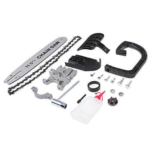 Forgun DIY Electric Saw Chain Chainsaw Stand Bracket Set Wood Cut for Angle Grinder - Thumbnail 6