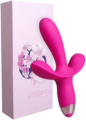 Derun Waterproof Silicone Handheld Wand Massager, Multi-Speed 3 Powerful Motors Vibrator for Women &amp; Couple (Pink)