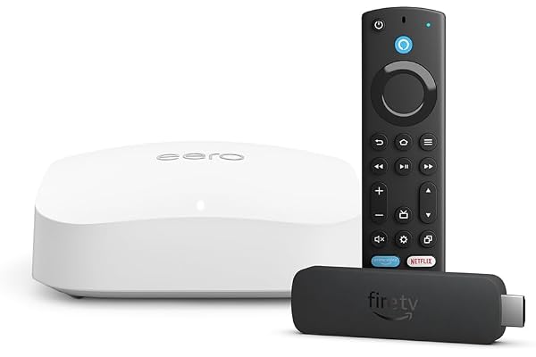 Amazon eero Pro 6E mesh wifi router (1-pack) with Amazon Fire TV Stick 4K Max