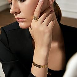 14K Gold Plated Adjustable Ring Handmade Gold Rings